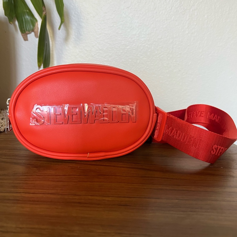 NEW Steve Madden fanny pack belt bag orange